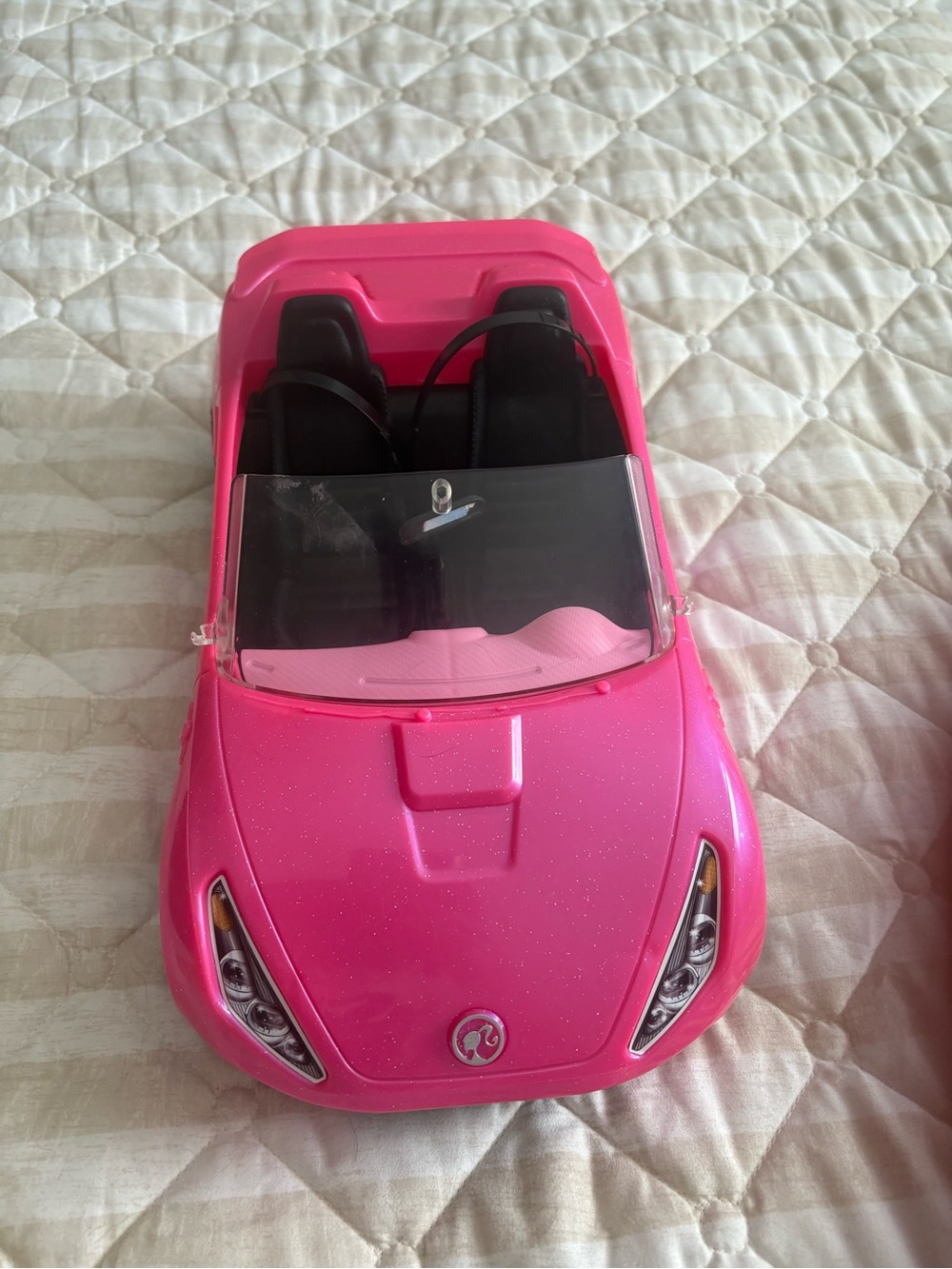 Pink Convertible Barbie Doll Car Toy - Picture 3 of 5